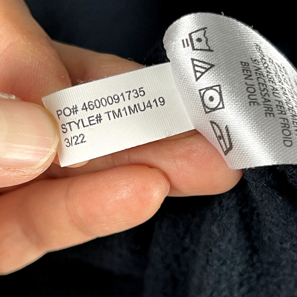 Travis Mathew Newport 1/4 Zip Pullover Mens XL Black Stretch Pockets Golf Logo - Picture 10 of 16